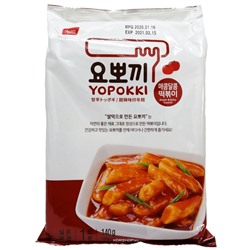 Токпокки в сладко-остром соусе Yopokki (1 порция) пауч, Корея, 140 г Акция