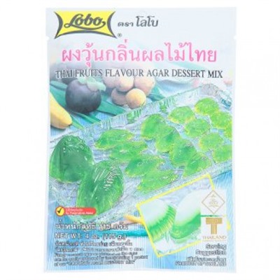 Десерт агар-агар с соком тайских фруктов 115 гр. Lobo Agar Dessert Mix (Thai Fruit Flavour) 115 gr.