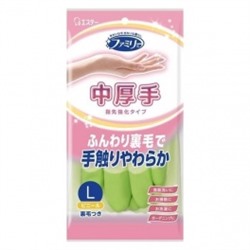 Виниловые перчатки “Family” (средней толщины, с внутренним покрытием) зелёные  РАЗМЕР L, 1 пара / 120