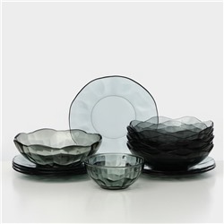 Набор стеклянной посуды BLACK DIAMOND, 14 предметов