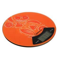 Весы кухонные HOMESTAR HS-3007, электронные, до 7 кг, оранжевые