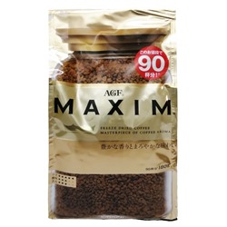 Натуральный растворимый кофе Gold Maxim AGF, Япония, 180 г