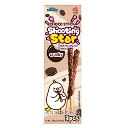 Палочки в шоколаде с хрустящим печеньем Sweet Monster Choco Stick Shooting Star, Корея, 54 г Акция