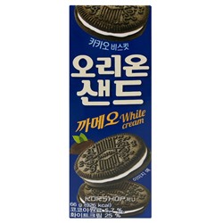 Шоколадное печенье с кремовой прослойкой, Корея, 66 г