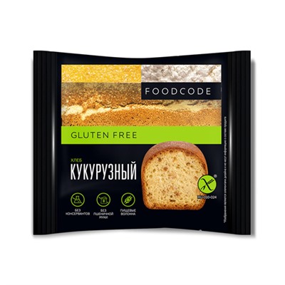 Хлеб кукурузный Foodcode, 200 г