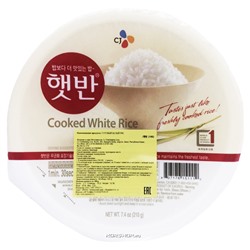Корейский готовый отварной рис CJ, 210 г