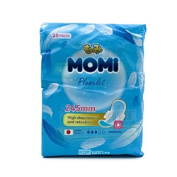 Прокладки гигиенические дневные 245 мм Normal Momi, Китай, 20 шт Акция