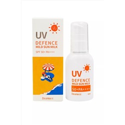 Солнцезащитное молочко Deoproce UV Defence Mild Sun Milk SPF50+ PA++++, 55 мл