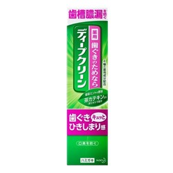 КАО DEEP CLEAN противовоспалительная зубная паста с микрогранулами и экстрактом зеленого чая, 100 гр