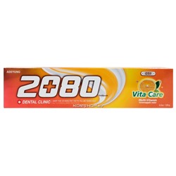 Зубная паста ВИТАМИННЫЙ УХОД с фруктово-мятным вкусом Vita Care Coenzyme Q10 Dental Clinic 2080, Корея, 120 г Акция
