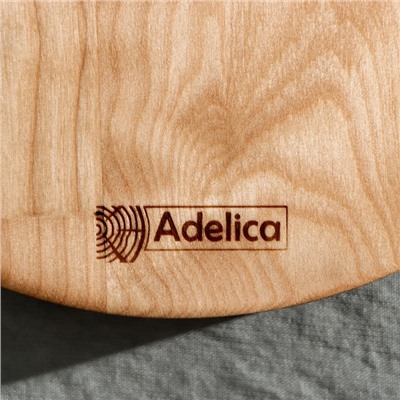 Доска разделочная для подачи и сервировки Adelica «Олимп», d=20×1,8 см, берёза