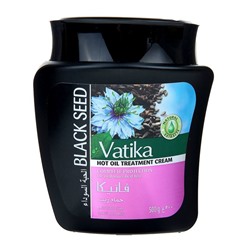 Маска для волос Dabur Vatika Naturals Treatment Cream-Black Seed восстанавливающая, 500 гр