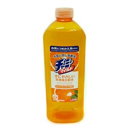 Средство LION Charmy V Quick для мытья посуды, фруктов и овощей аромат апельсин бутылка с крышкой 400мл