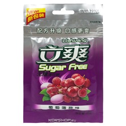Конфеты со вкусом винограда и мяты Sugar Free, Китай, 15 г