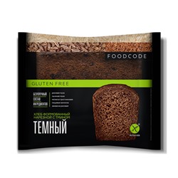 Хлеб тёмный формованный, нарезной, с тмином Foodcode, 250 г