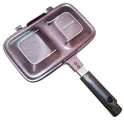 Двойная сковорода Plasma Titanium Hot Pocket Pan HappyCall 3002-3075 26,6*37 см, Корея Акция