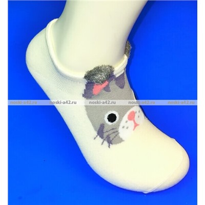 КУ носки укороченные женские "Ушки"