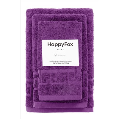 Happy Fox Home, Набор махровых полотенец 3 шт Happy Fox Home