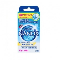 Гель для стирки "TOP Super NANOX" (концентрат / одноразовая упаковка) 10 г х 10 шт. / 64