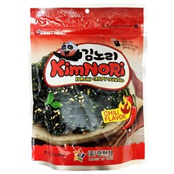 Сушеные морские водоросли со вкусом перца чили Kimnori, Корея, 40 г Акция