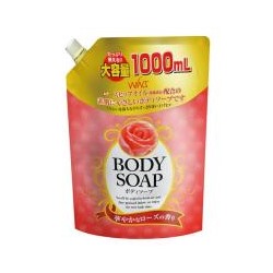 Крем-мыло для тела "Wins Body Soap Rose" с розовым маслом и богатым ароматом (мягкая упаковка)  400 мл / 20