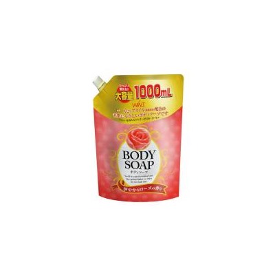 Крем-мыло для тела "Wins Body Soap Rose" с розовым маслом и богатым ароматом (мягкая упаковка с крышкой)  1000 мл / 10