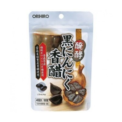 ORIHIRO Черный ферментированный чеснок для иммунитета, 180 гранул, курс 45 дней