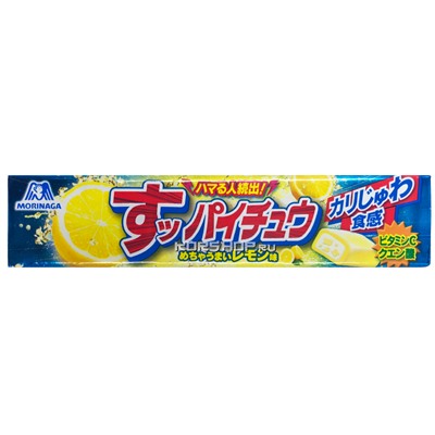 Жевательные конфеты со вкусом лимона Suppai-Chew Morinaga, Япония, 55,2 г