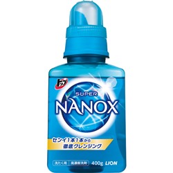 Toп-Nanox Super Гель для стирки концентрированный с активным пятновыводителем, удаляющим стойкие загрязнения Lion 400 гр