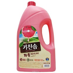 Премиальное антибактериальное средство для мытья посуды, овощей и фруктов в холодной воде "Сочный грейпфрут" Mukunghwa, Корея, 3,04 л