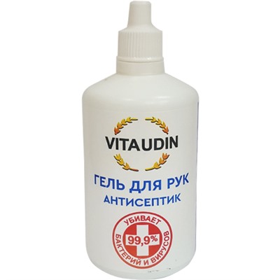 Антисептик  гель для рук антибактериальный Vitaudin 100 мл
