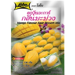 Десерт агар-агар с соком манго 130 гр. Lobo Agar Dessert Mix (Artificial Mango Juice Flavour) 130 gr.