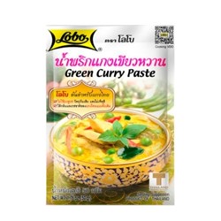 Приправа-паста "Зеленый карри" 50 гр. Lobo Green Curry Paste 50 gr.