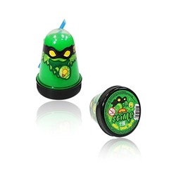 Лизун Slime Ninja, светится в темноте, зелёный, 130 г