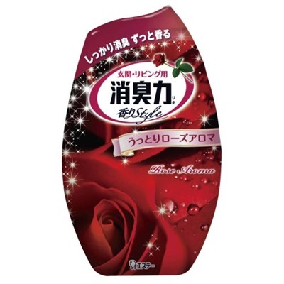 Ароматизатор ST Shoushuuriki Aroma Style для помещений жидкий дезод роза флакон с регулятор 400 мл
