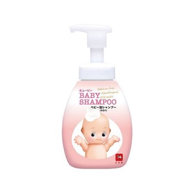 Детский шампунь-пенка для мытья волос с первых дней жизни ("Без слёз") "QP Baby Shampoo" 350 мл / 12
