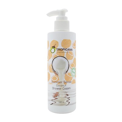 Гель-крем для душа 240 мл Летний аромат Coconut Shower Cream Summer Sence