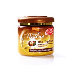 Маска  для лечения волос с Макадамией от Lolane Natura 250 гр/NATURA hair treatment macadamia butter 250 gr/