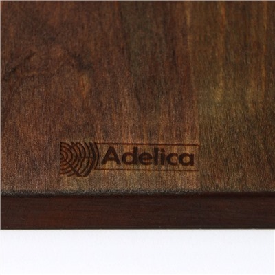 Подставка для столовых приборов Adelica, 3 секции, 24×15×1,8 см, окрашен в тёмный цвет, берёза