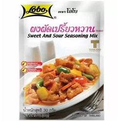 Классическая тайская кисло-сладкая приправа 30 гр. Lobo Sweet and Sour Seasoning Mix 30 gr