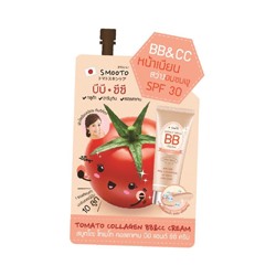 BB&CC крем для лица с томатом, коллагеном и глутатионом от Smooto SPF30 10 гр / Smooto Tomato Collagen BB&CC Cream 10 гр