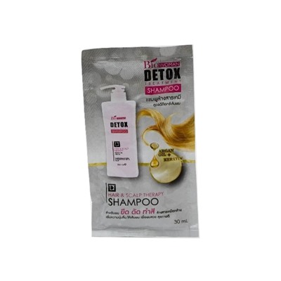 Восстанавливающий шампунь с кератином и маслом арганы Detox Treatment Hair Shampoo 30 ml