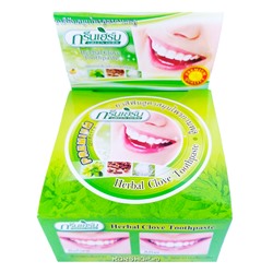 Растительная зубная паста Green Herb, Таиланд, 25 г