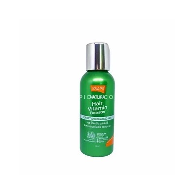 Тайская витаминная сыворотка-бустер для поврежденных и сухих волос Lolane Natura Hair Vitamin Booster For Dry And Damaged Hair (Green), 250 мл