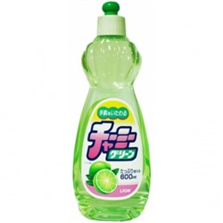 LION Charmy Green Средство для мытья посуды аромат лайма бутылка-дозатор 600 мл