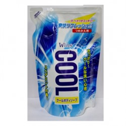 Охлаждающее мыло для тела с ментолом и ароматом мяты для мужчин и женщин "Wins Cool Body Soap" 340 г, мягкая упаковка / 20