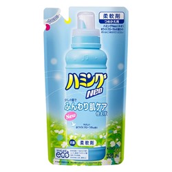 Кондиционер-ополаскиватель KAO Humming Neo для детского белья цветочный аромат антистатик 320 мл  мягкая  упаковка