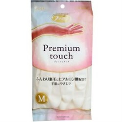 Перчатки ST Family для хозработ Premium touch с гиалуроновой кислотой размер M  белые 1 пара  0