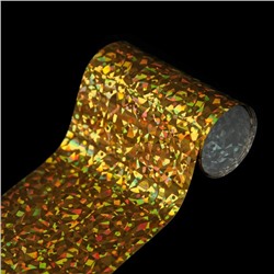 Переводная фольга для декора «Абстракция», 4 × 50 см, цвет золотистый
