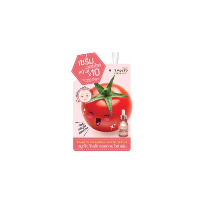 Осветляющий серум для лица с томатом и коллагеном от Smootо 10 гр / Smooto Tomato Collagen white Serum